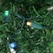 3ft. Pre-Lit Medium Mixed Classic Pine Artificial Christmas Tree, Multicolor LED Lights